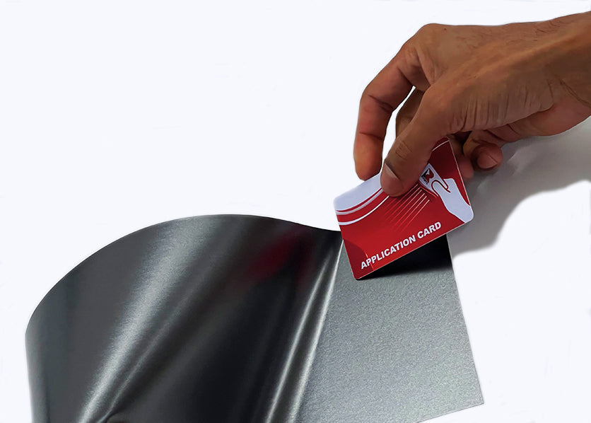 Rvinyl Application Card~Rvinyl Application Card Squeegee Applying~5