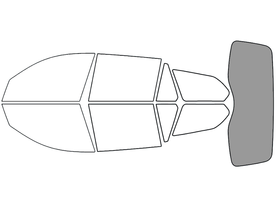 Rear Windshield - 50%