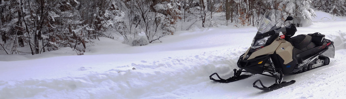 Beige Snowmobile Wraps