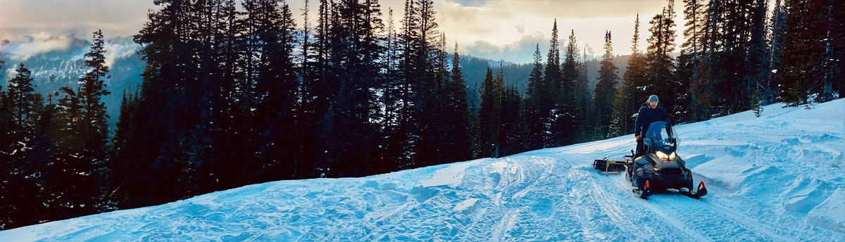 Charcoal Snowmobile Wraps