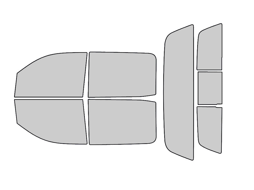 Chevrolet Silverado 2014-2018 4 Door Window Tint