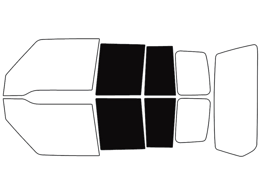 Avery Dennison™ Chevrolet Tracker 1998 NR Pro Precut Window Tint (4 Door)