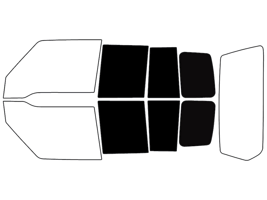 Avery Dennison™ Chevrolet Tracker 1998 NR Pro Precut Window Tint (4 Door)