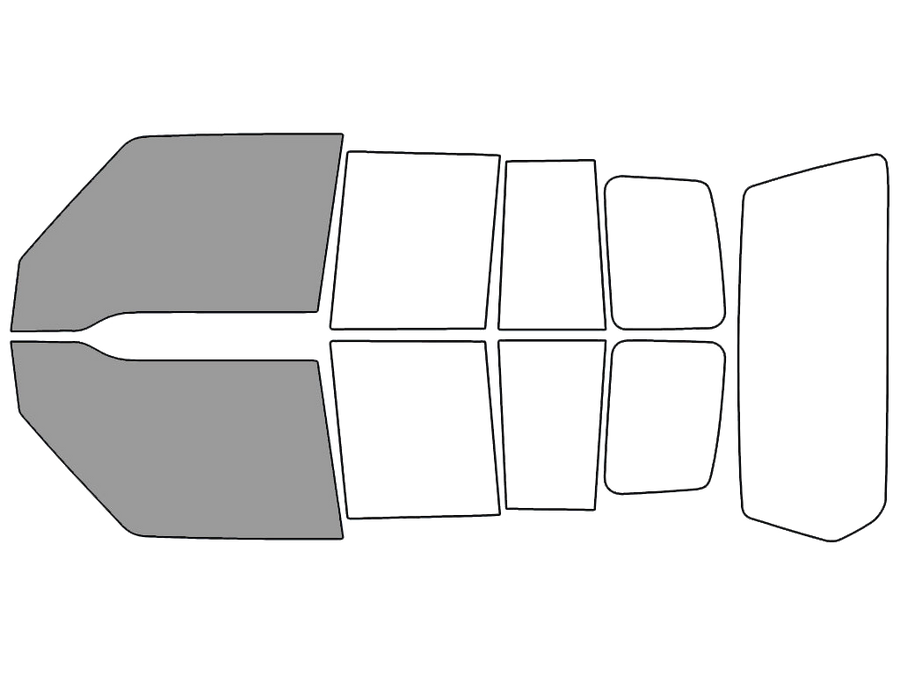 Avery Dennison™ Chevrolet Tracker 1998 NR Pro Precut Window Tint (4 Door)