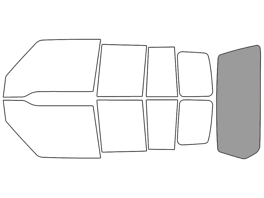Avery Dennison™ Chevrolet Tracker 1998 NR Pro Precut Window Tint (4 Door)