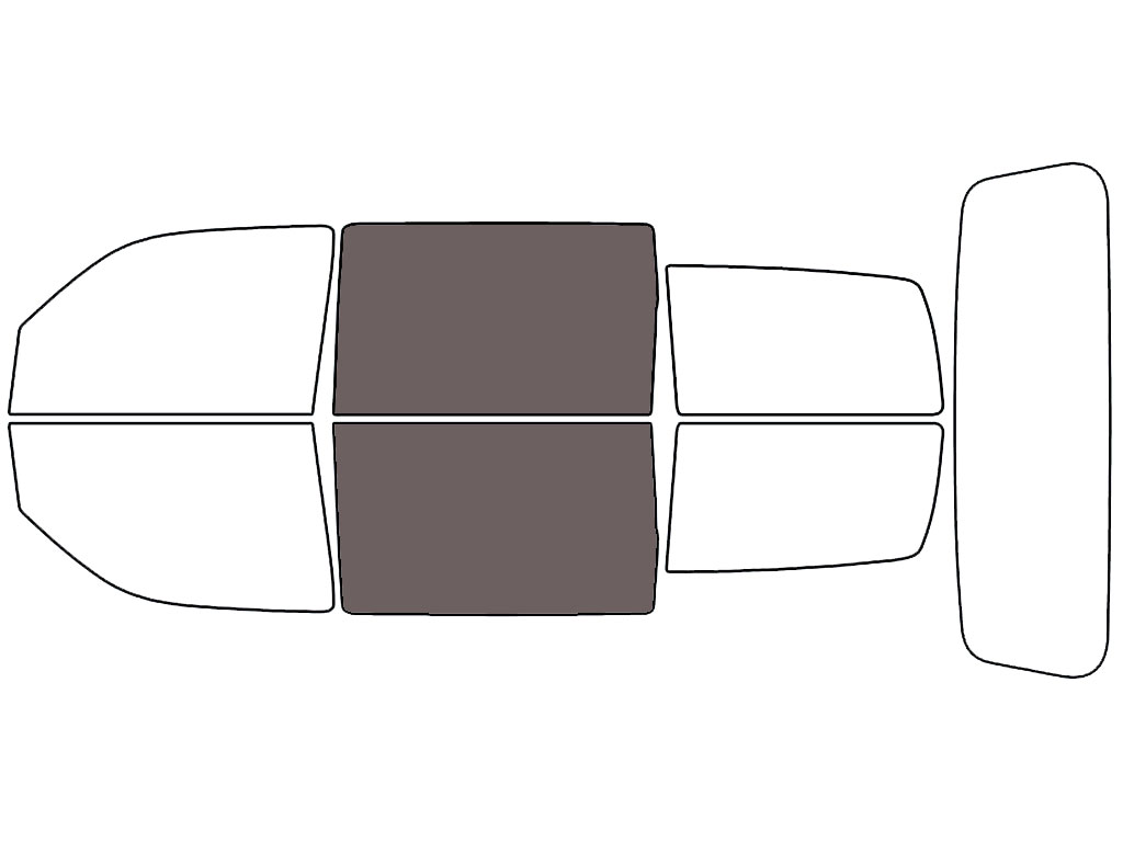 Avery Dennison™ Dodge Nitro 2007-2011 HP Pro Precut Window Tint - Back