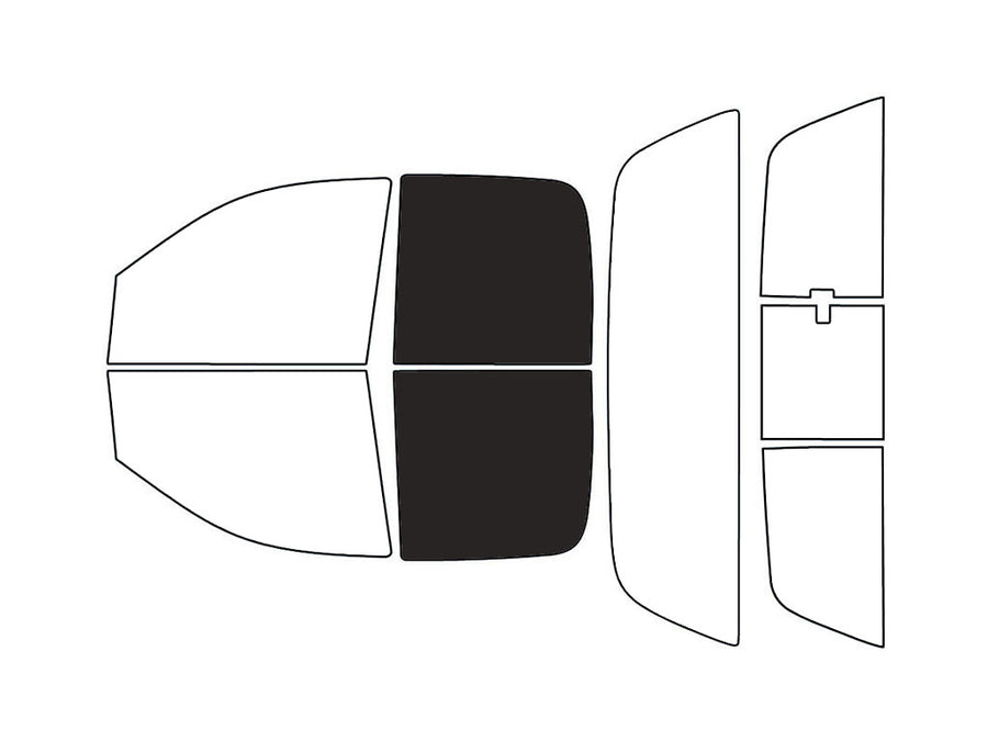 Avery Dennison™ Dodge Ram 2002-2008 HP Pro Precut Window Tint (4 Door Quad Cab) - Back