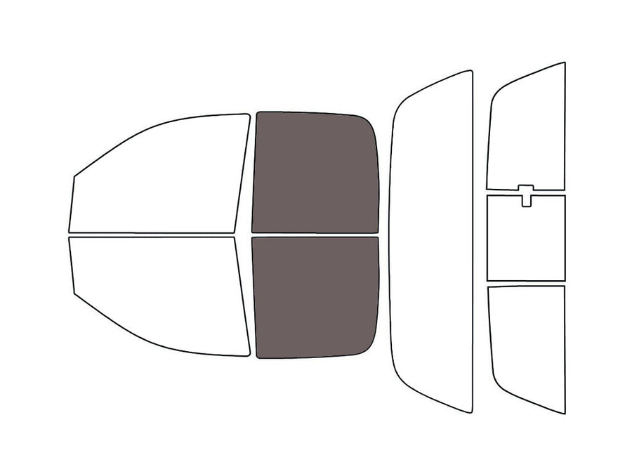 Avery Dennison™ Dodge Ram 2002-2008 NR Pro Precut Window Tint (4 Door Quad Cab) - Back