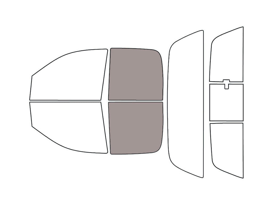 Avery Dennison™ Dodge Ram 2002-2008 NR Pro Precut Window Tint (4 Door Quad Cab) - Back