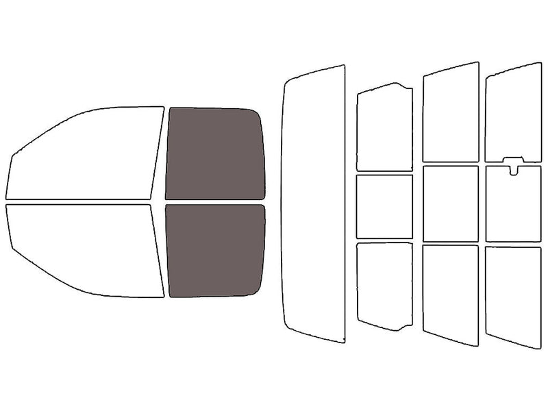 Rvinyl™ Truck Precut Window Tint - Back