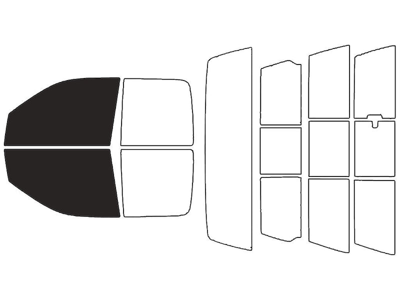Rvinyl™ Truck Precut Window Tint - Front
