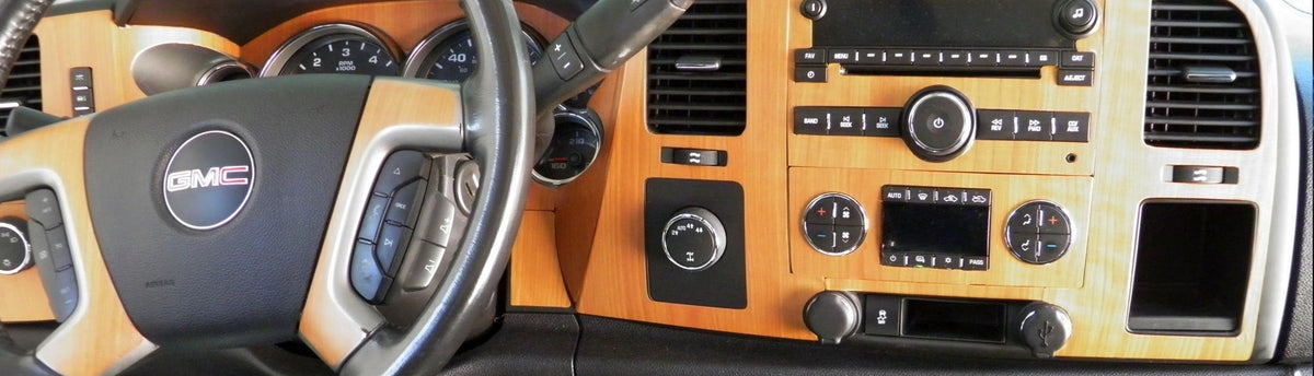 GMC Sierra SLE/WT Wood Dash Trim Kits