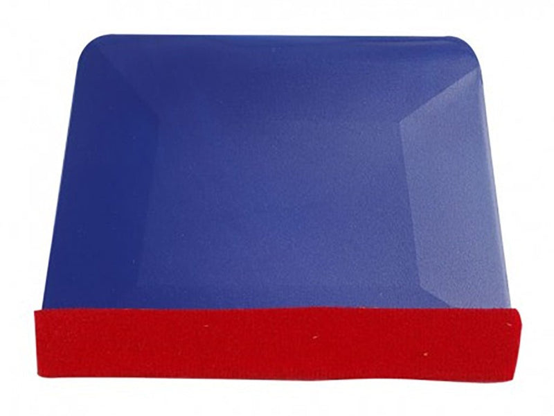Hexis™ MARBLEU Blue Vinyl Squeegee with Red Felt