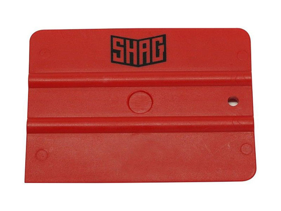 Hexis SHAG FRATERNITE red medium vinyl squeegee for vinyl wrap, sign graphics, and window tint installation