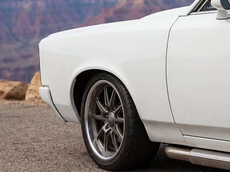 DIY Pontiac GTO wrapped in Gloss HX20000 Polar White automotive vinyl film HX20001B