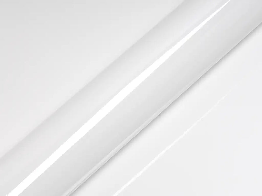 Color swatch of Hexis HX20000 Gloss Lapland White Vinyl Wrap HX20002B
