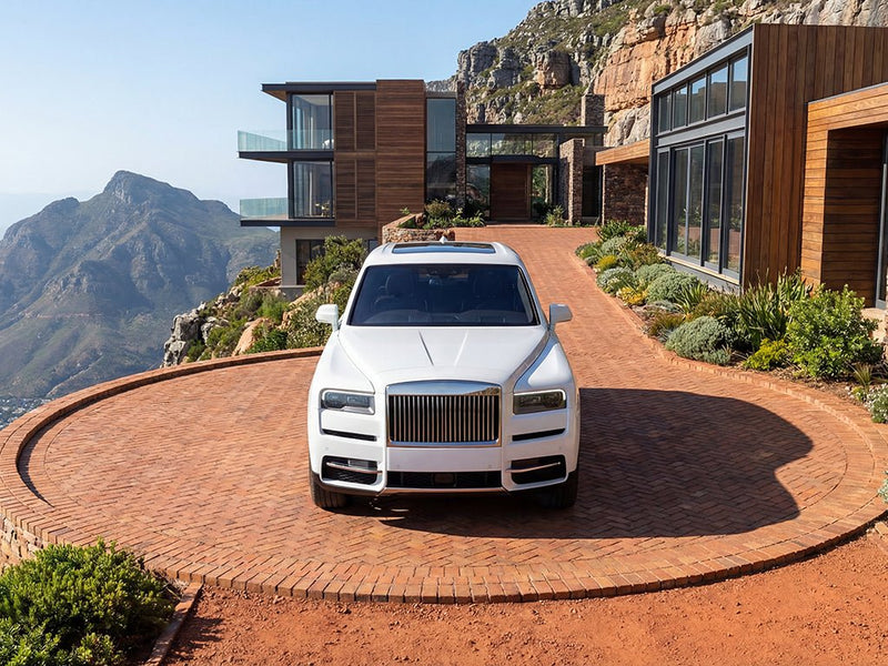 Rolls-Royce Cullinan wrapped in Hexis Gloss HX20000 Lapland White car wrap film HX20002B