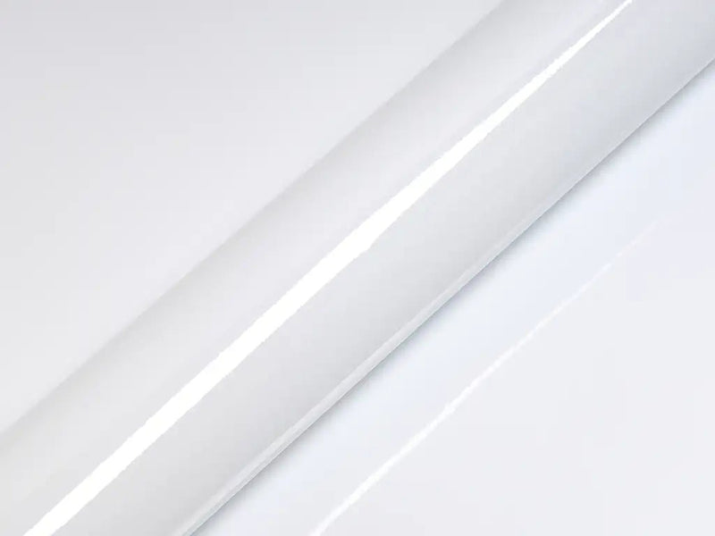 Color swatch of Hexis HX20000 Gloss Glacier White Vinyl Wrap HX20003B