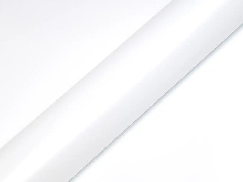 Color swatch of Hexis HX20000 Matte Glacier White Vinyl Wrap HX20003M