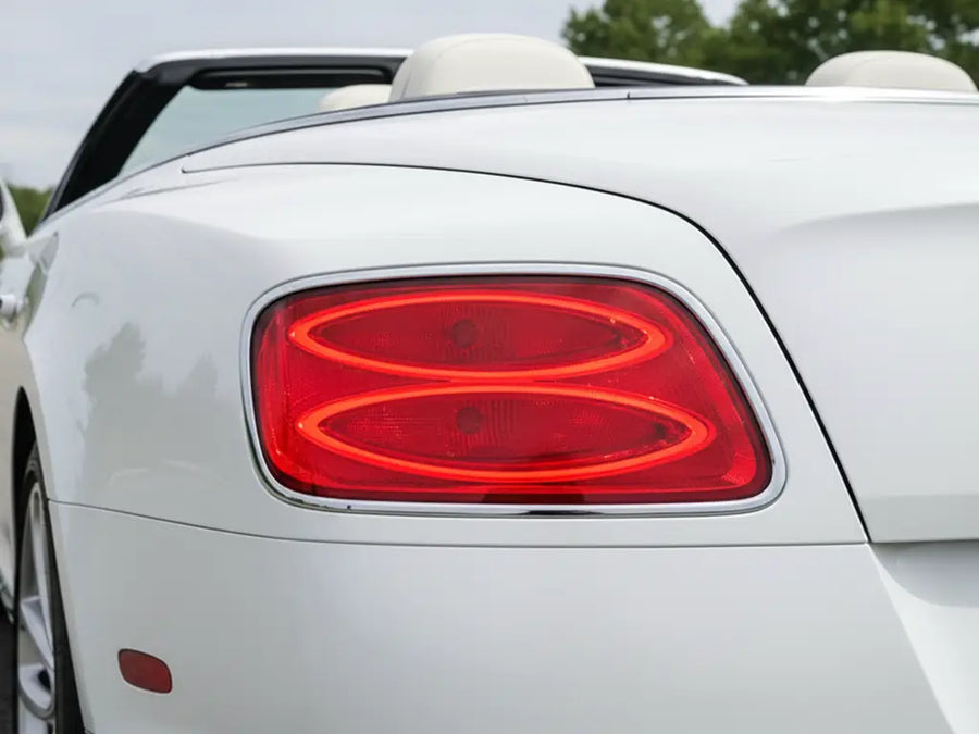 DIY Bentley Continental wrapped in Matte HX20000 Glacier White car wrap film HX20003M