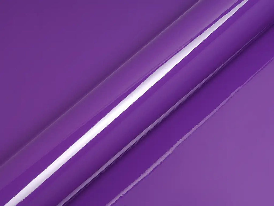 Color swatch of Hexis HX20000 Gloss Plum Violet Vinyl Wrap HX20008B
