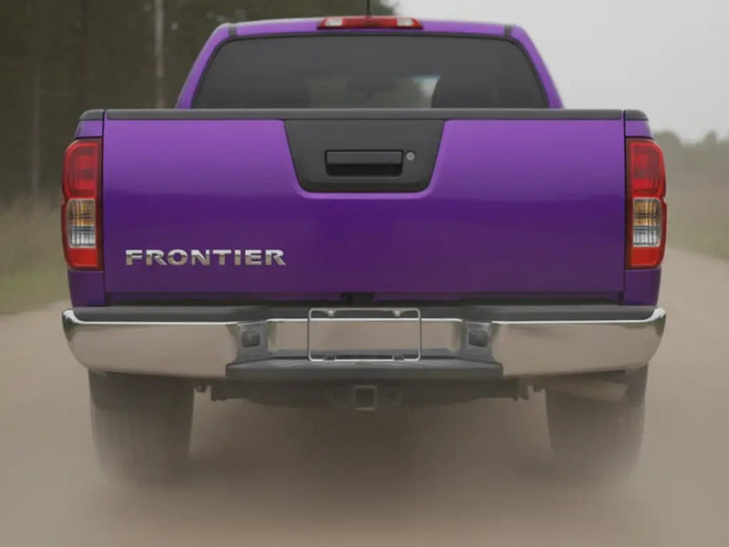 DIY Nissan Frontier wrapped in Gloss HX20000 Plum Violet wrap film HX20008B