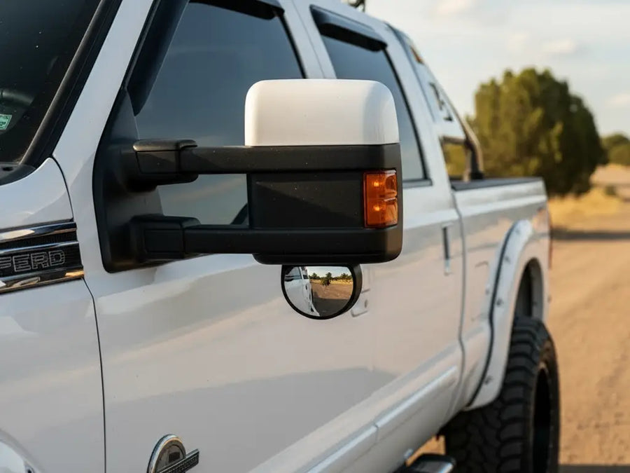 Ford Super Duty wrapped in Hexis Gloss HX20000 Mountain Peak White car wrap film HX20012B