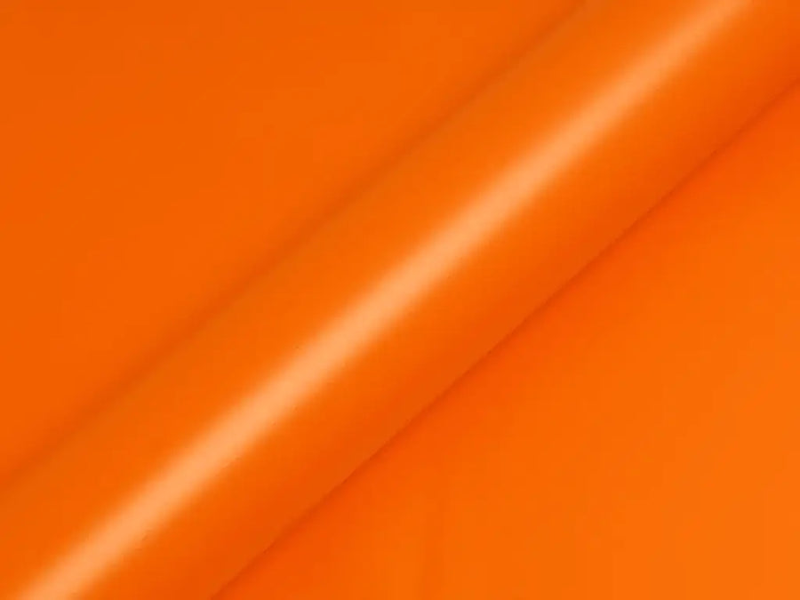 Color swatch of Hexis HX20000 Matte Mandarin Red Vinyl Wrap HX20165M