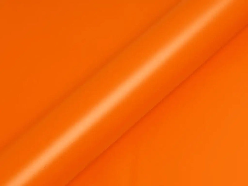 Color swatch of Hexis HX20000 Matte Mandarin Red Vinyl Wrap HX20165M