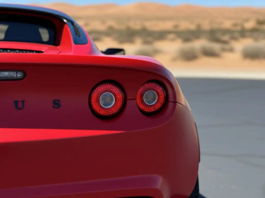 DIY Lotus Elise wrapped in Matte HX20000 Blood Red vinyl wrap HX20200M