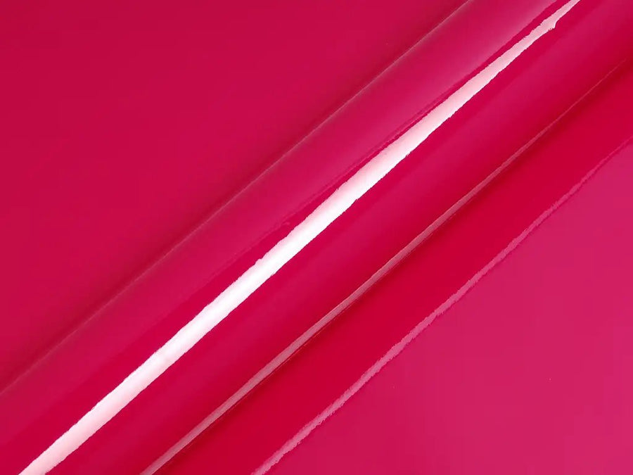 Color swatch of Hexis HX20000 Gloss Fuchsia Vinyl Wrap HX20220B