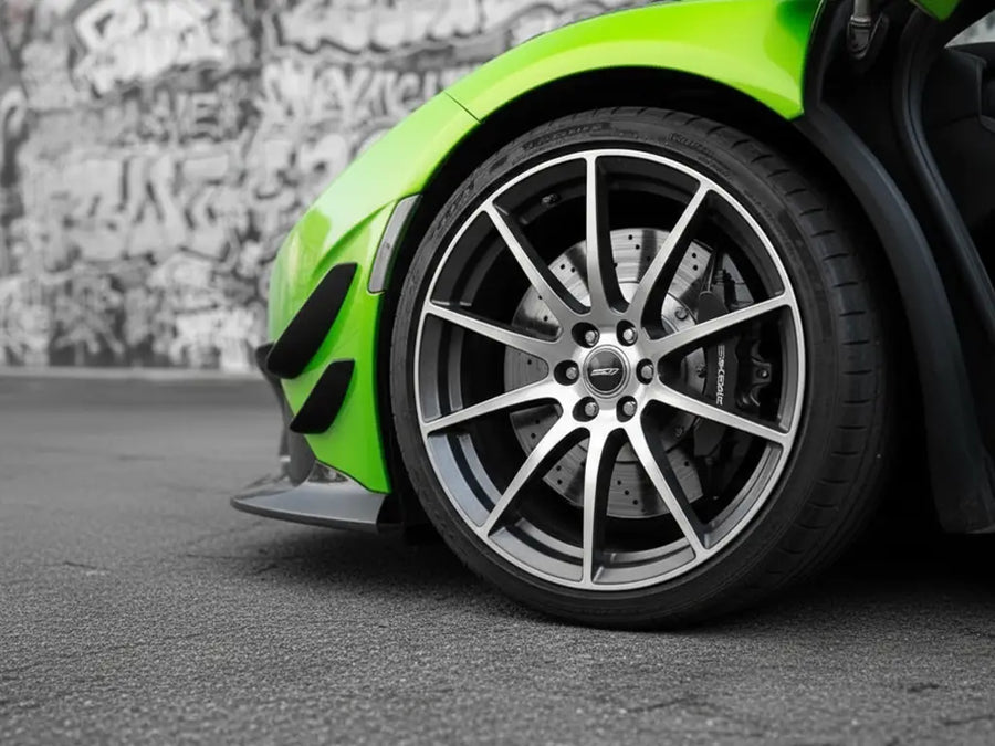 McLaren 720S wrapped in Gloss HX20000 Wasabi Green car wrap film HX20228B