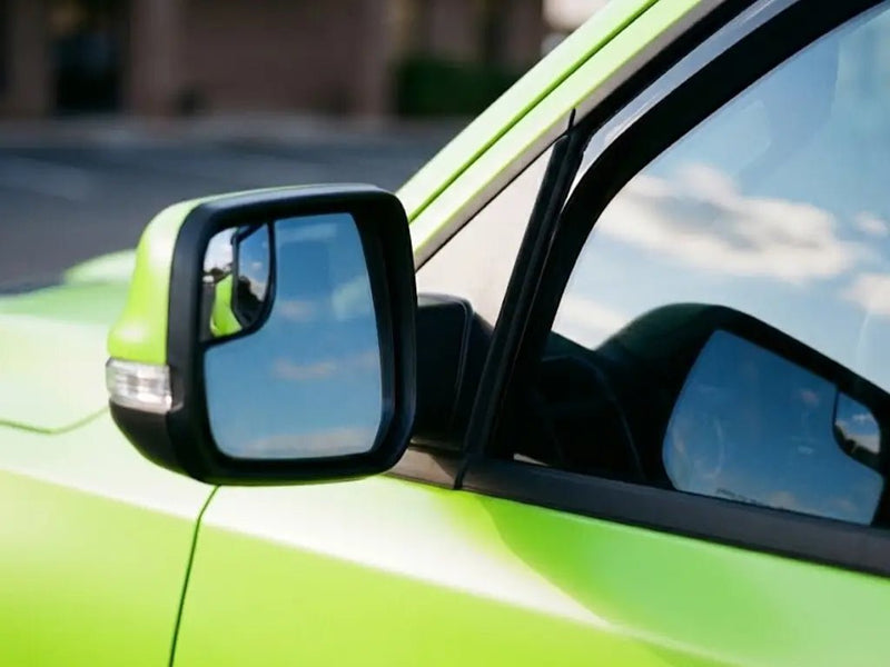 Ford Bronco wrapped in Satin HX20000 Acid Green wrap film HX20266S