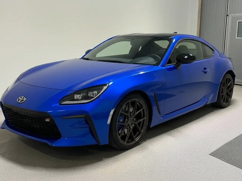 Toyota GR86 wrapped in Gloss HX20000 Pacific Blue wrap film HX20280B