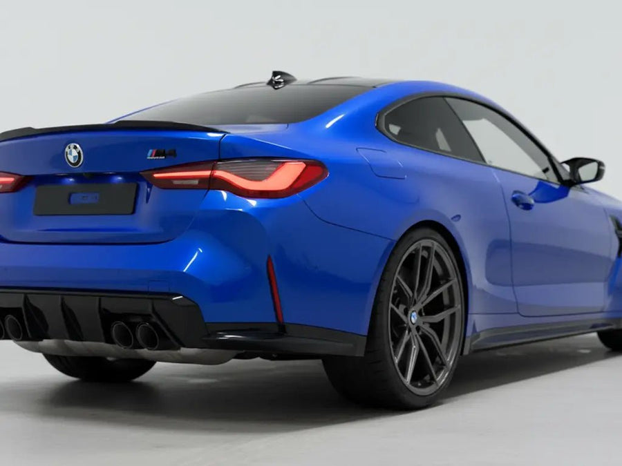 BMW M4 wrapped in Gloss HX20000 Pacific Blue vinyl wrap HX20280B