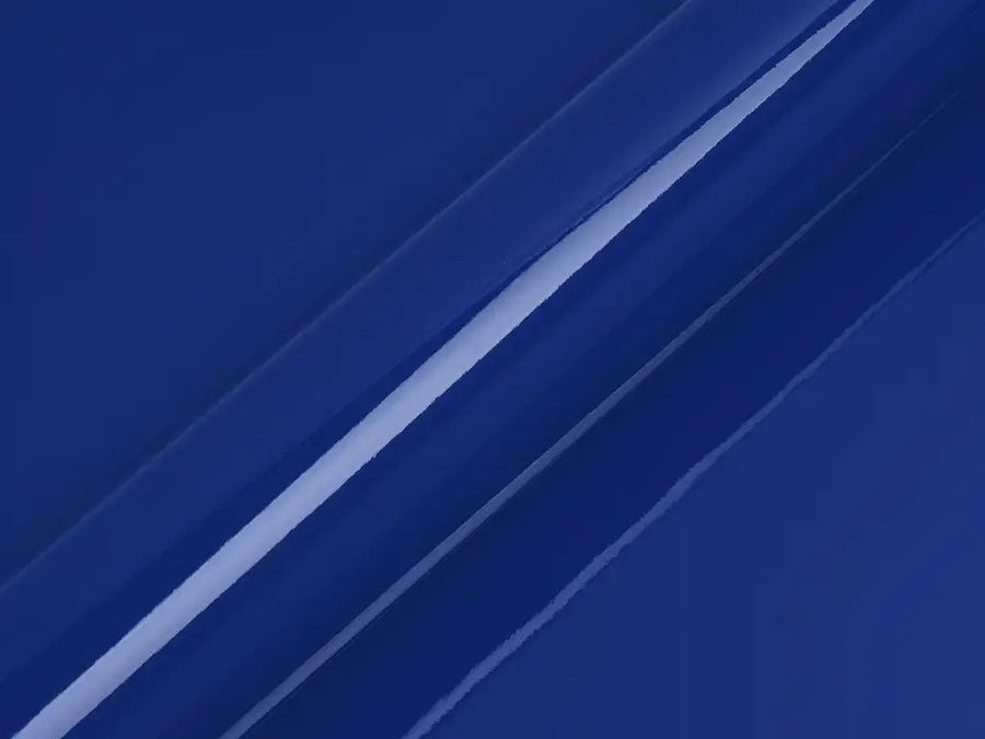 Color swatch of Hexis HX20000 Gloss Night Blue Vinyl Wrap HX20281B