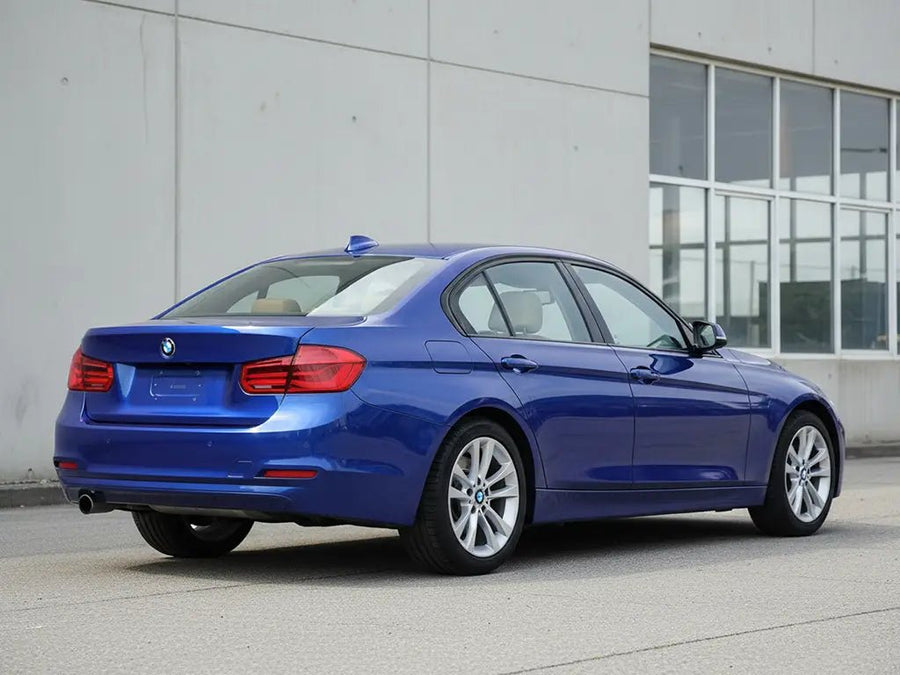 BMW 3 Series wrapped in Gloss HX20000 Night Blue vinyl wrap HX20281B