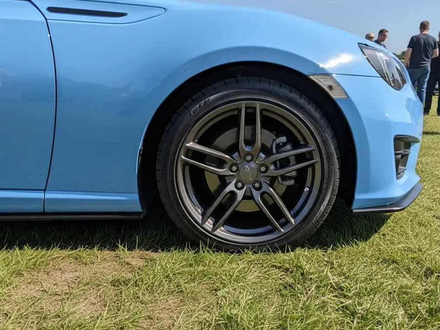 BMW M4 wrapped in Hexis Gloss HX20000 Niagara Blue car wrap film HX20284B