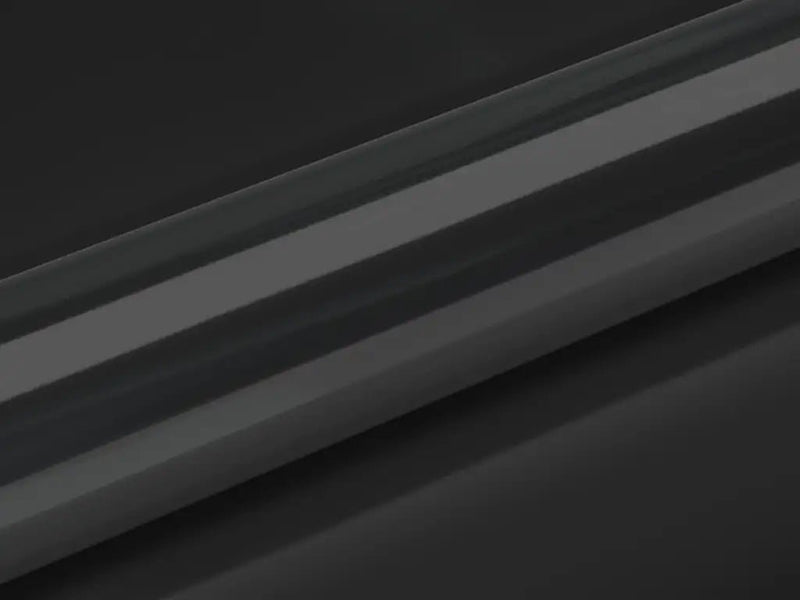 Color swatch of Hexis HX20000 Gloss Dark Grey Vinyl Wrap HX20432B