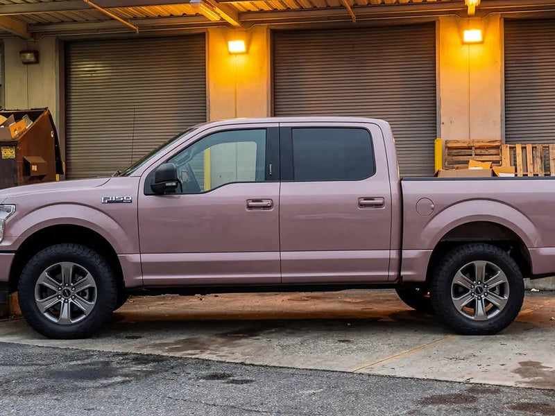 DIY Ford F-150 wrapped in Gloss HX20000 Metallic Cinder Rose wrap film HX20437B