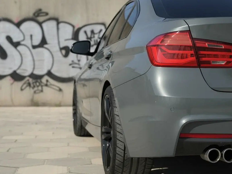 DIY BMW 3 Series wrapped in Gloss HX20000 Elephant Grey restyling film HX20446B