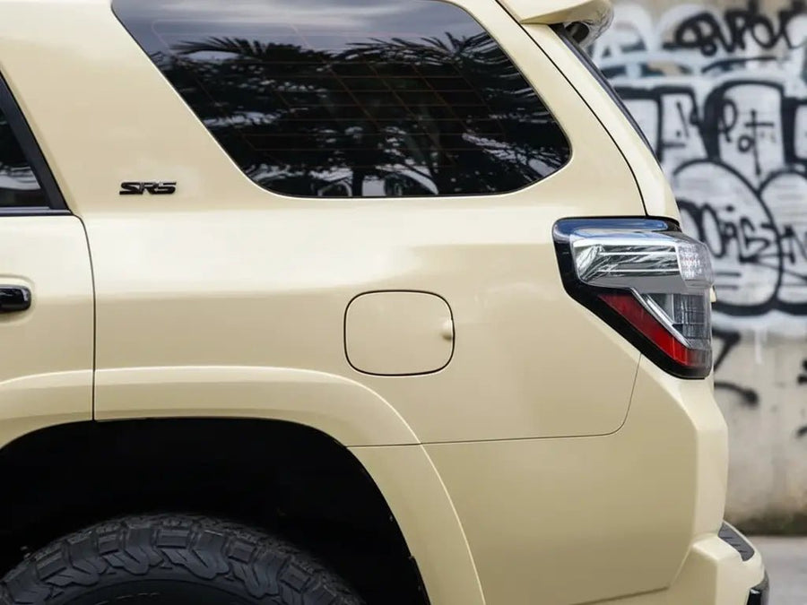 Toyota 4Runner SR5 wrapped in Hexis Gloss HX20000 Ivory restyling film HX20468B