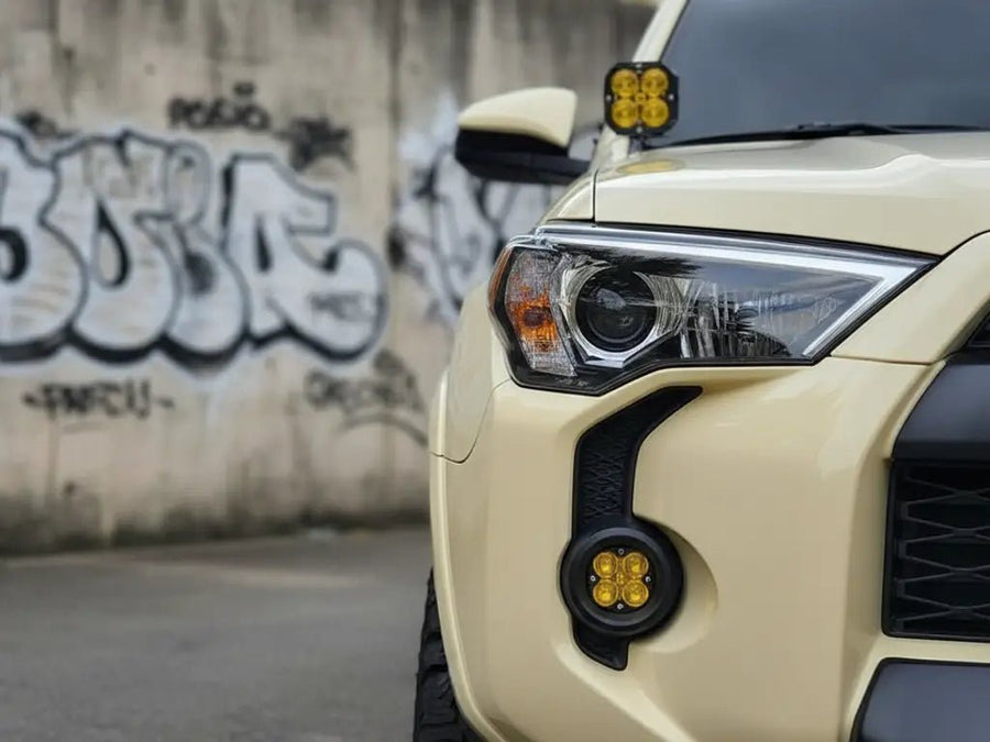 DIY Toyota 4Runner wrapped in Gloss HX20000 Ivory wrap film HX20468B detail
