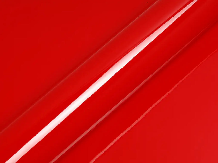Color swatch of Hexis HX20000 Gloss Red Embers Vinyl Wrap HX20485B