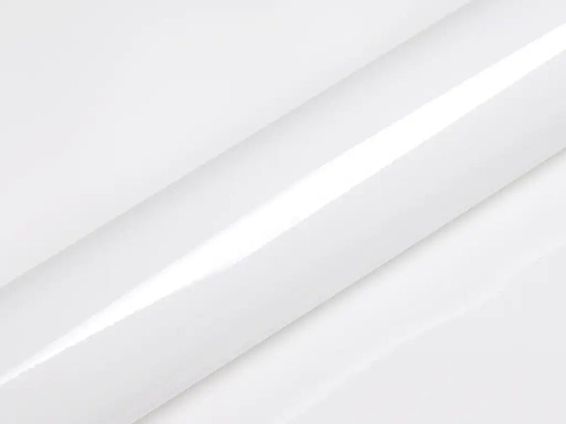Color swatch of Hexis HX20000 Gloss Ice White Vinyl Wrap HX20500B