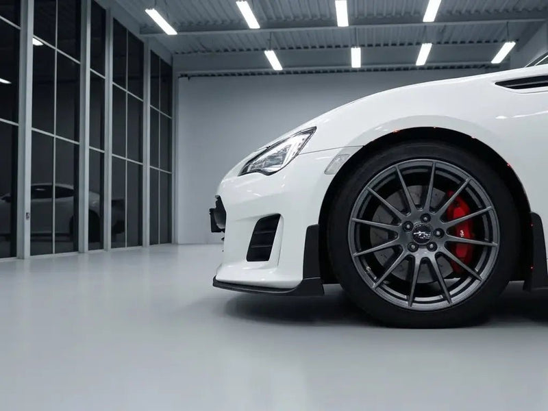 DIY Subaru BRZ wrapped in Gloss HX20000 Ice White vinyl wrap HX20500B