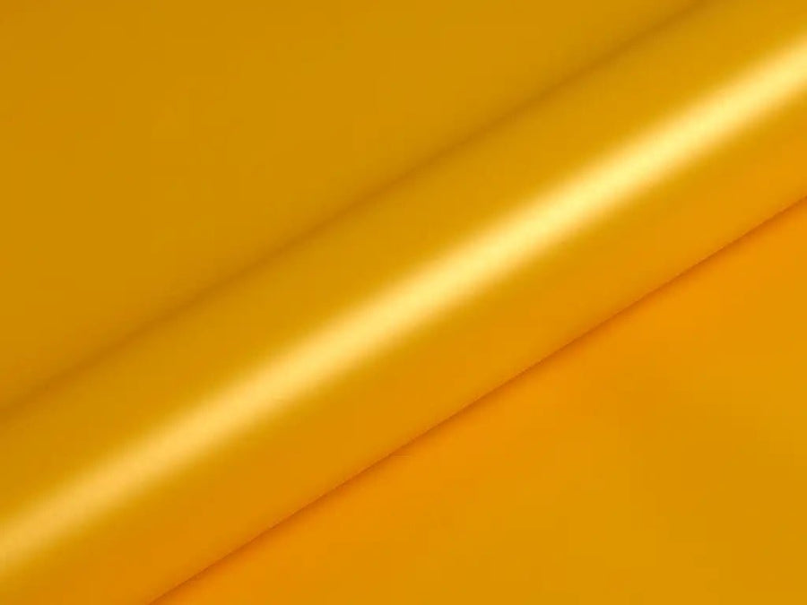Color swatch of Hexis HX20000 Matte Yellow Florida Vinyl Wrap HX20548M