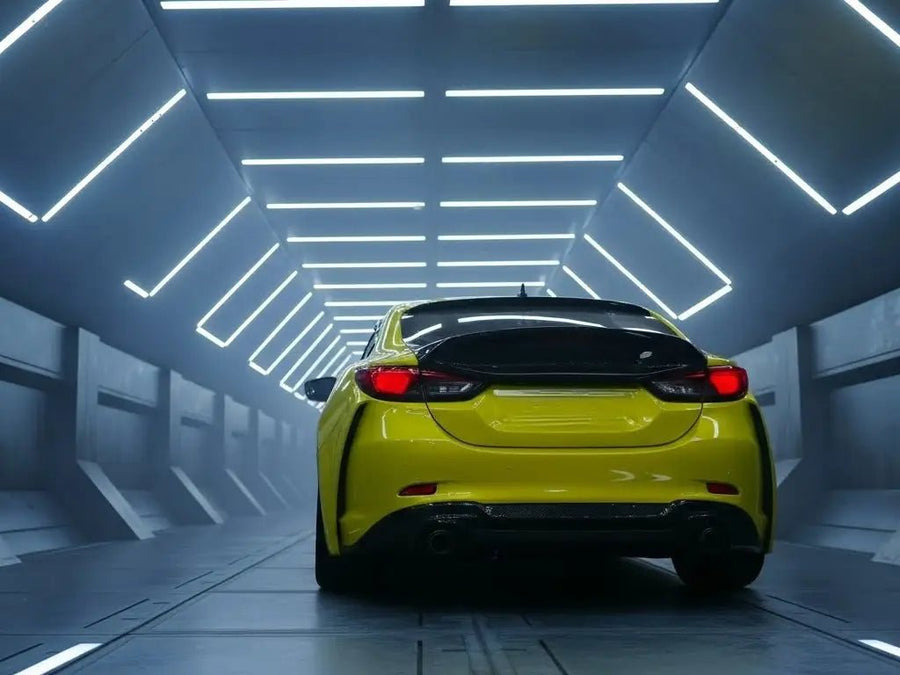 DIY BMW M4 wrapped in Gloss HX20000 Metallic Metallic Yellow vinyl wrap HX20558B