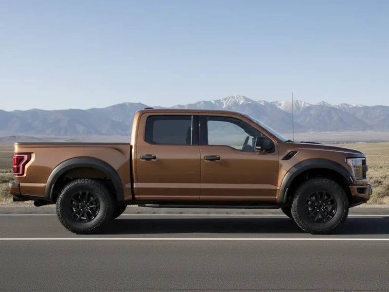 DIY Ford F-150 Raptor wrapped in Gloss HX20000 Canyon Bronze Metal wrap film HX20661B