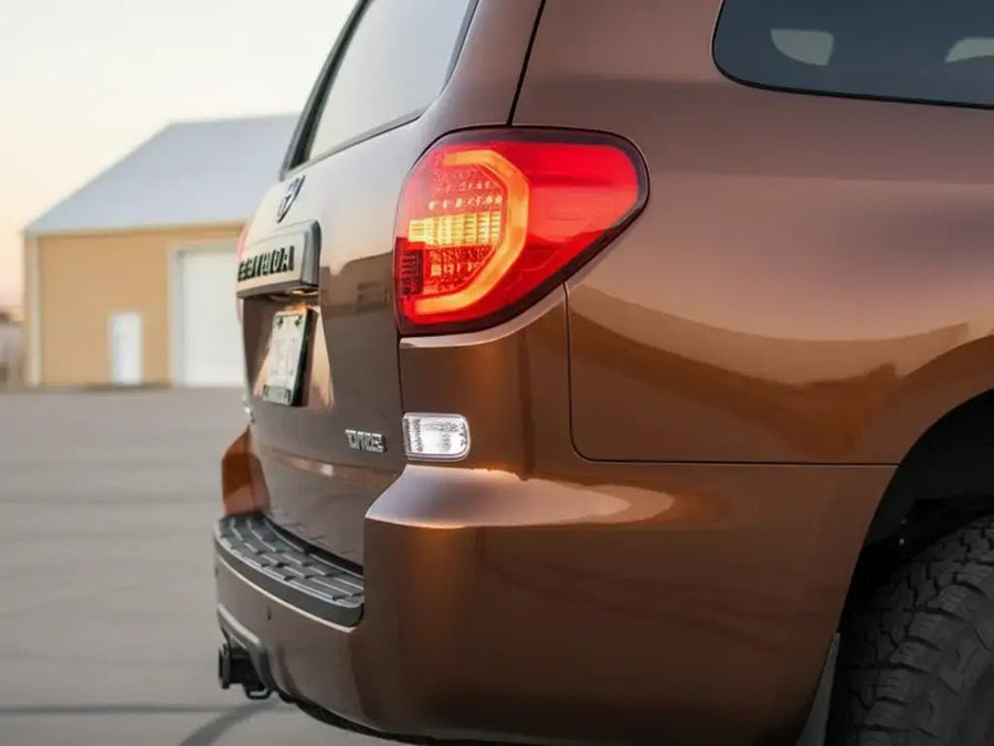 Toyota Sequoia wrapped in Gloss HX20000 Havana Brown vinyl wrap HX20731B
